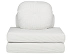 Single Sofa Bed OLDEN Corduroy Off-White