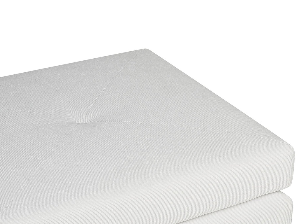 Single Sofa Bed OLDEN Corduroy Off-White