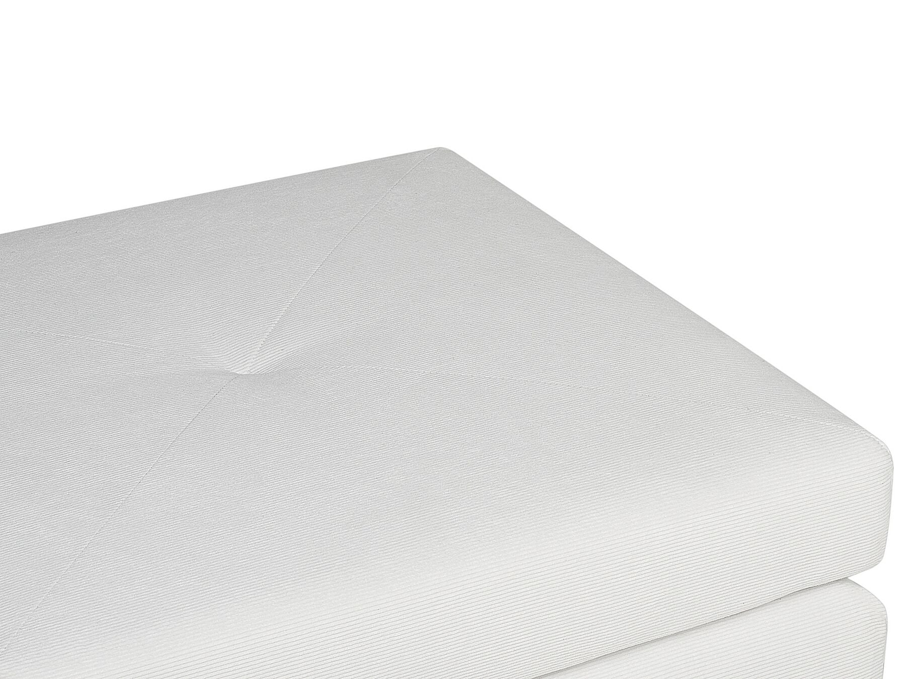 Single Sofa Bed OLDEN Corduroy Off-White