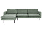 Corner Sofa VINTERBRO Fabric Light Green 4 Seater Right Hand