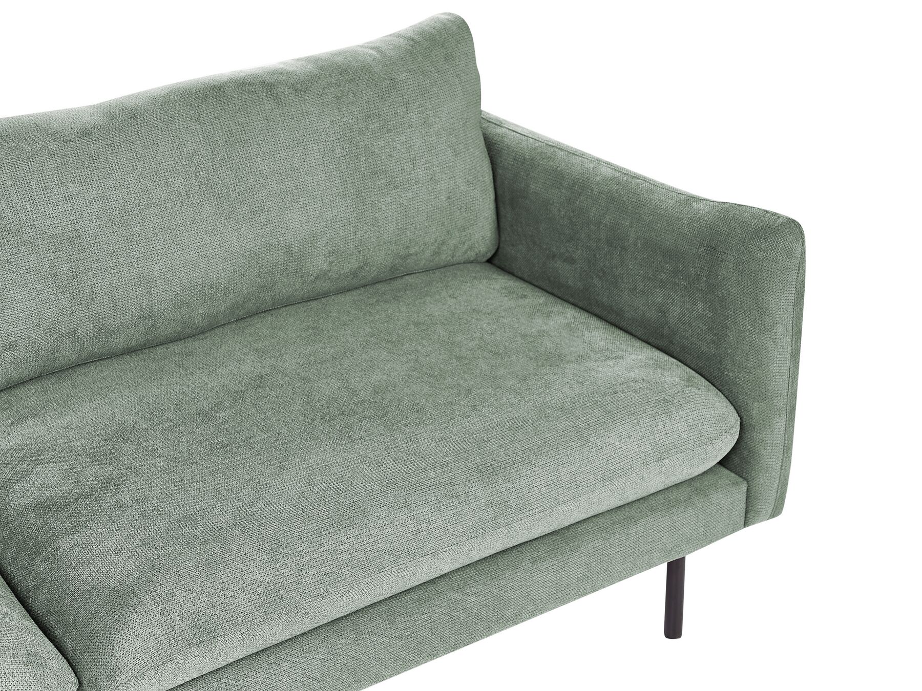 Corner Sofa VINTERBRO Fabric Light Green 4 Seater Right Hand