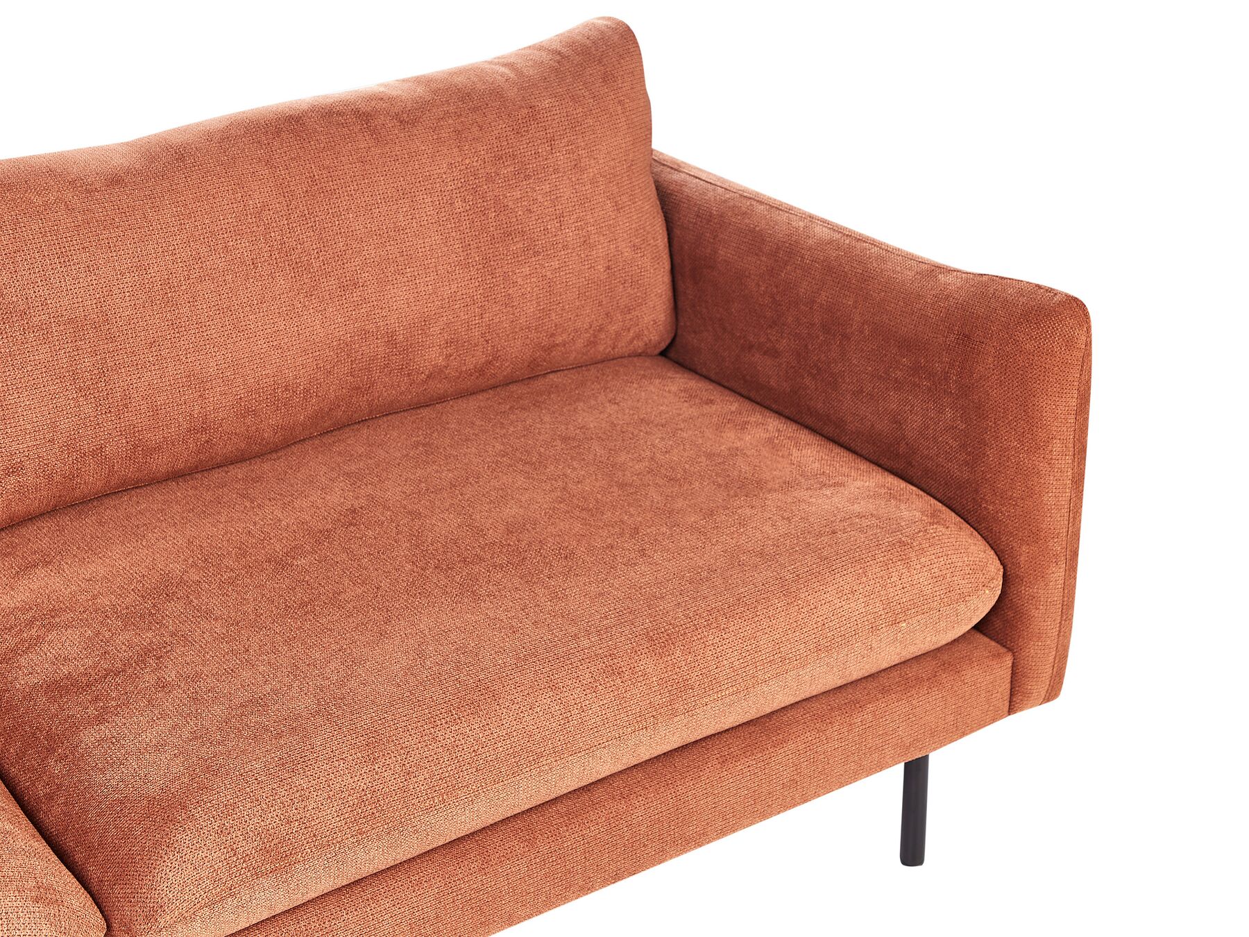 Corner Sofa VINTERBRO Chenille Golden Brown 4 Seater Right Hand