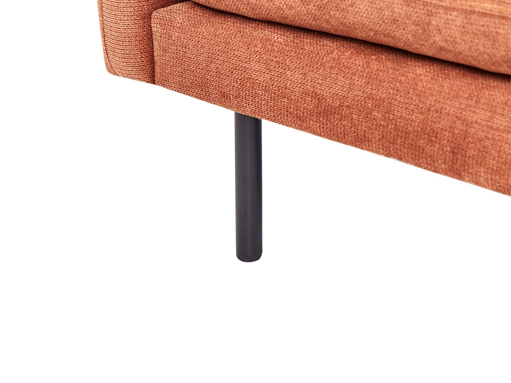 Corner Sofa VINTERBRO Chenille Golden Brown 4 Seater Right Hand