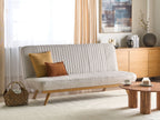 Fabric Sofa Bed Beige KALFAFELL