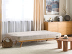 Fabric Sofa Bed Beige KALFAFELL