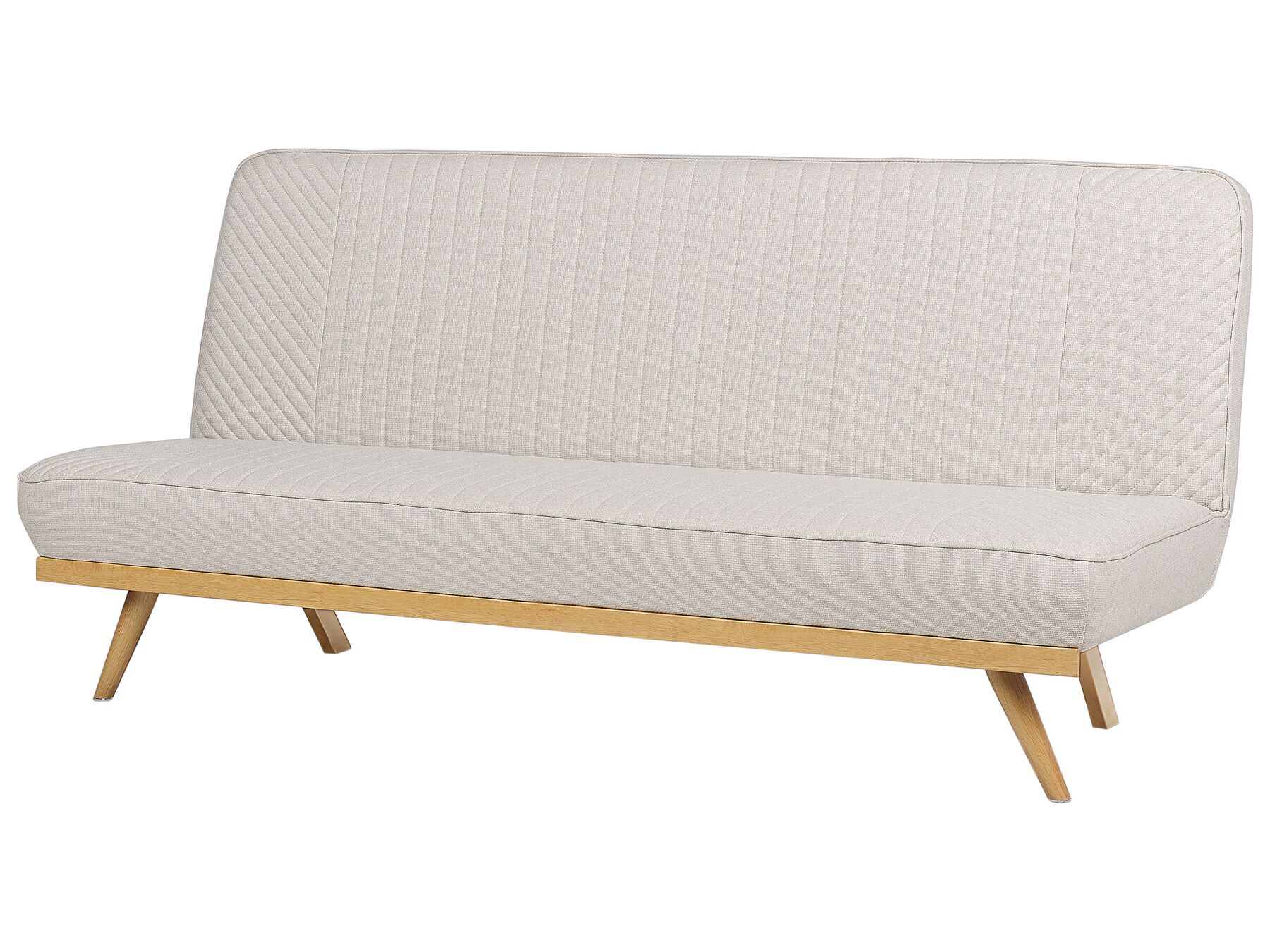 Fabric Sofa Bed Beige KALFAFELL