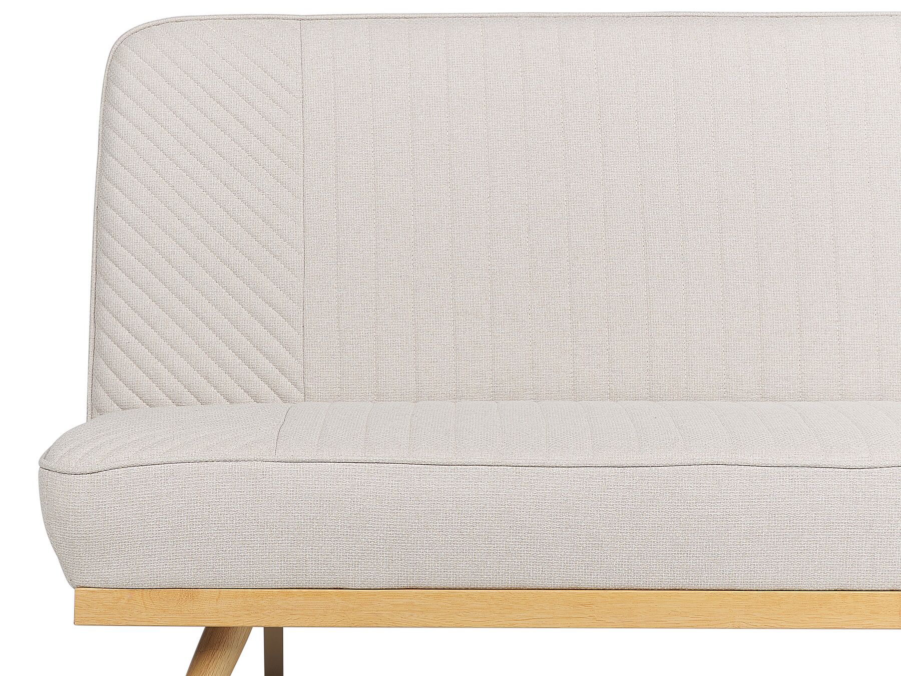 Fabric Sofa Bed Beige KALFAFELL