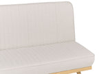 Fabric Sofa Bed Beige KALFAFELL