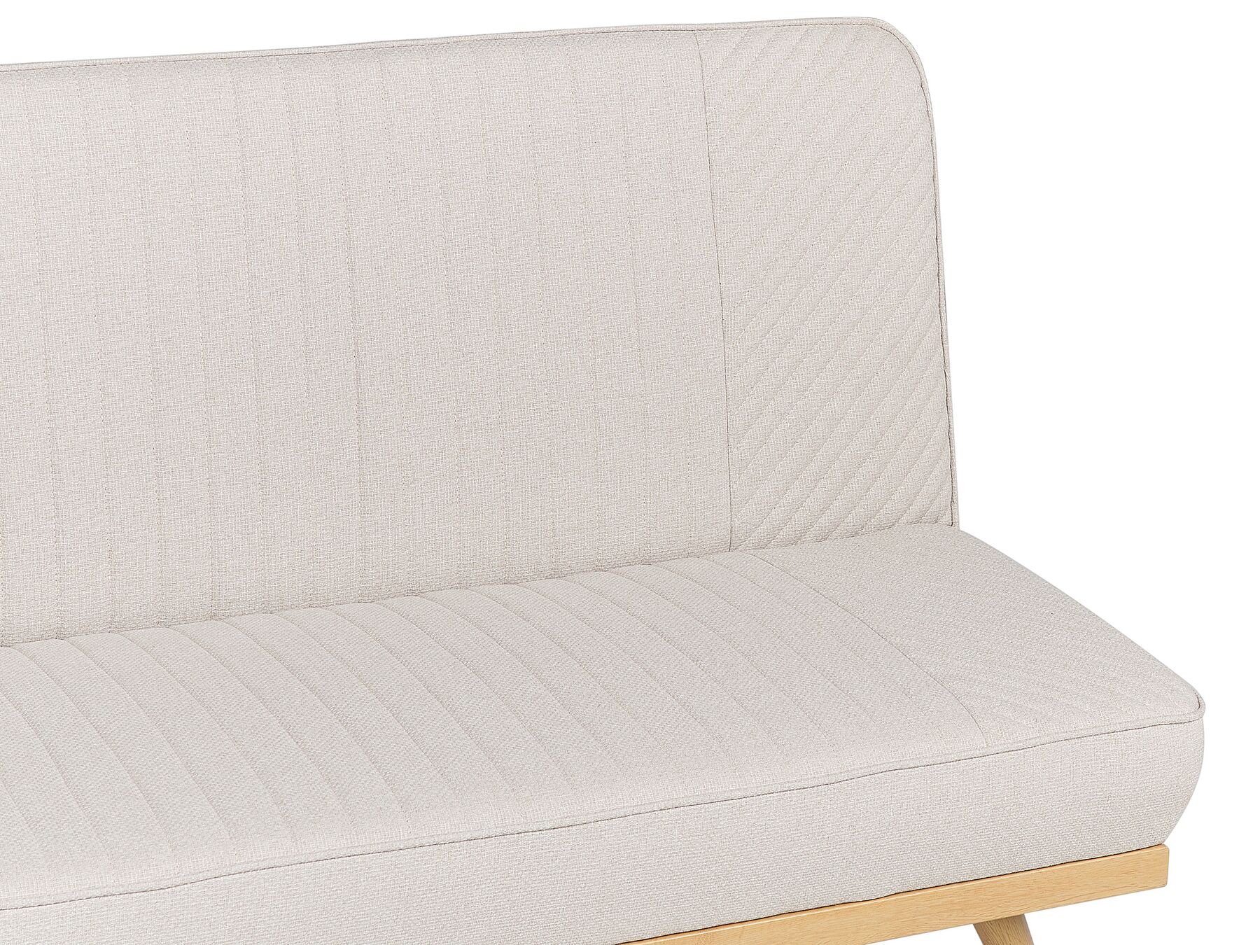 Fabric Sofa Bed Beige KALFAFELL