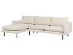 Corner Sofa VINTERBRO Fabric Light Beige 4 Seater Right Hand