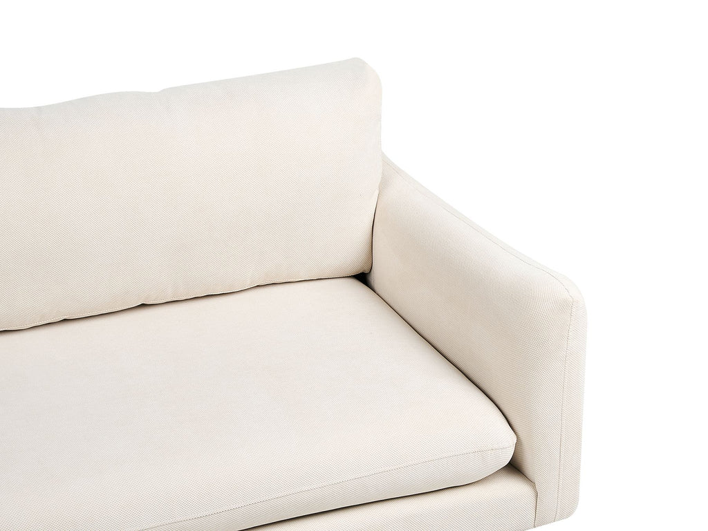 Corner Sofa VINTERBRO Fabric Light Beige 4 Seater Right Hand