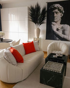 3 Seater Velvet Sofa Off-White MALUNG