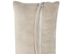 2 Seater Modular Velvet Sofa Beige HELLNAR