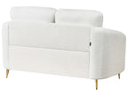 2 Seater Boucle Sofa White TROSA