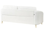 3 Seater Boucle Sofa White TROSA