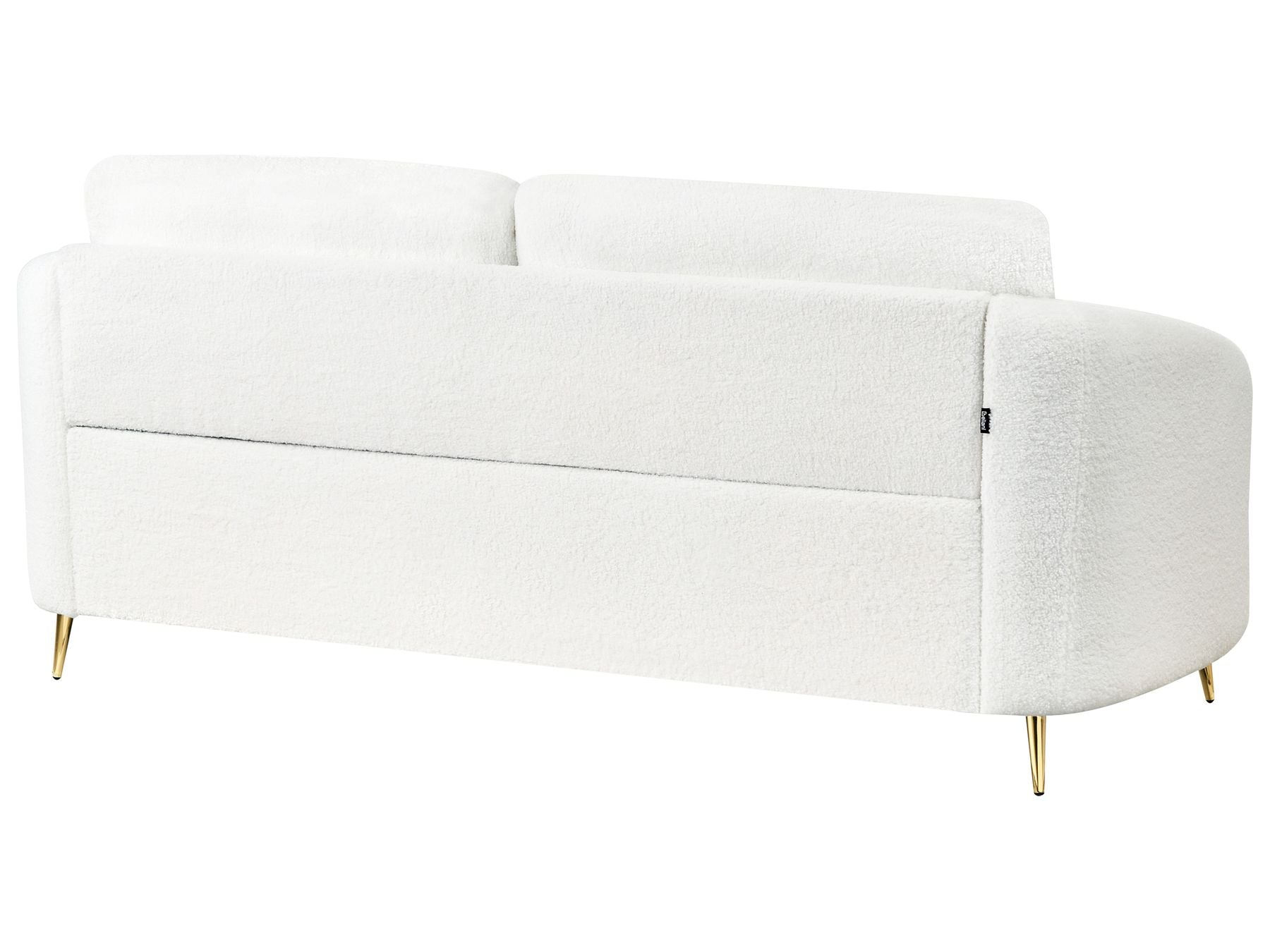 3 Seater Boucle Sofa White TROSA