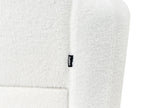 3 Seater Boucle Sofa White TROSA