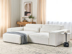 Modular Corner Sofa HELLNAR Boucle Off-White 2 Seater Right Hand
