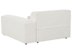 2 Seater Modular Boucle Sofa White HELLNAR
