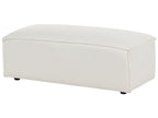 Modular Sofa HELLNAR Boucle Off-White with Ottoman 2 Seater