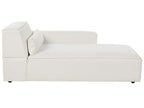 Modular Corner Sofa HELLNAR Boucle Off-White 2 Seater Left Hand