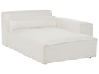 Modular Corner Sofa HELLNAR Boucle Off-White 2 Seater Left Hand