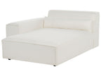 Modular Corner Sofa HELLNAR Boucle Off-White 2 Seater Right Hand