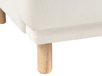 3 Seater Fabric Sofa Off-White TUVE