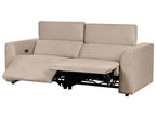 2 Seater Corduroy Electric Recliner Sofa with USB Port Sand Beige ULVEN