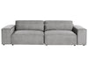 2 Seater Modular Fabric Sofa Grey