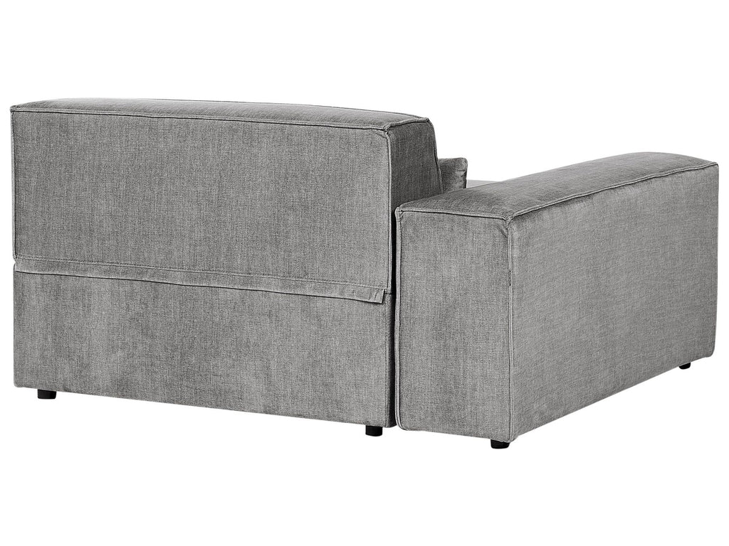 3 Seater Modular Fabric Sofa Grey HELLNAR