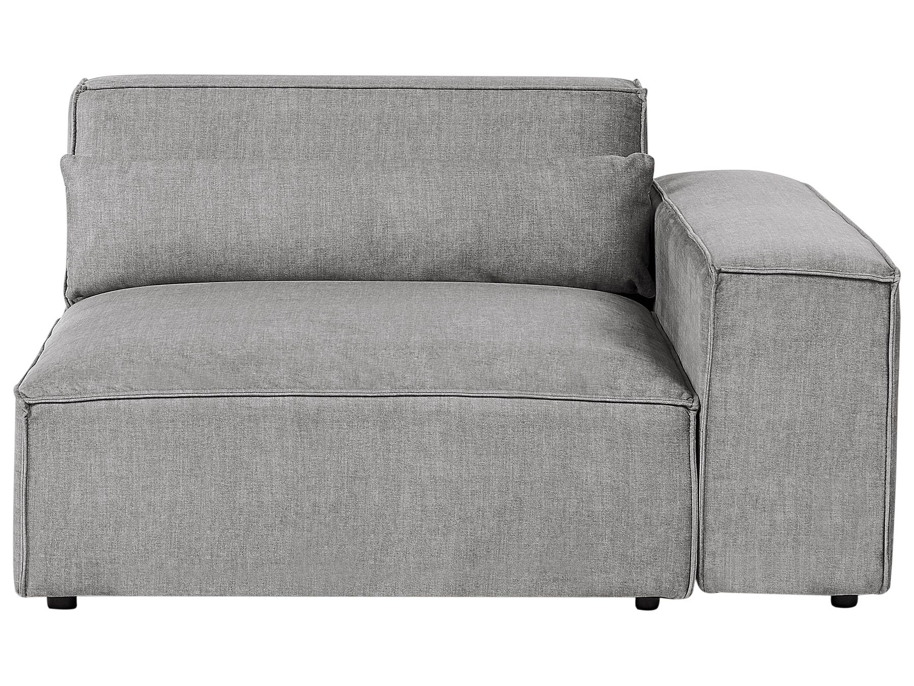 3 Seater Modular Fabric Sofa Grey HELLNAR