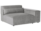 3 Seater Modular Fabric Sofa Grey HELLNAR