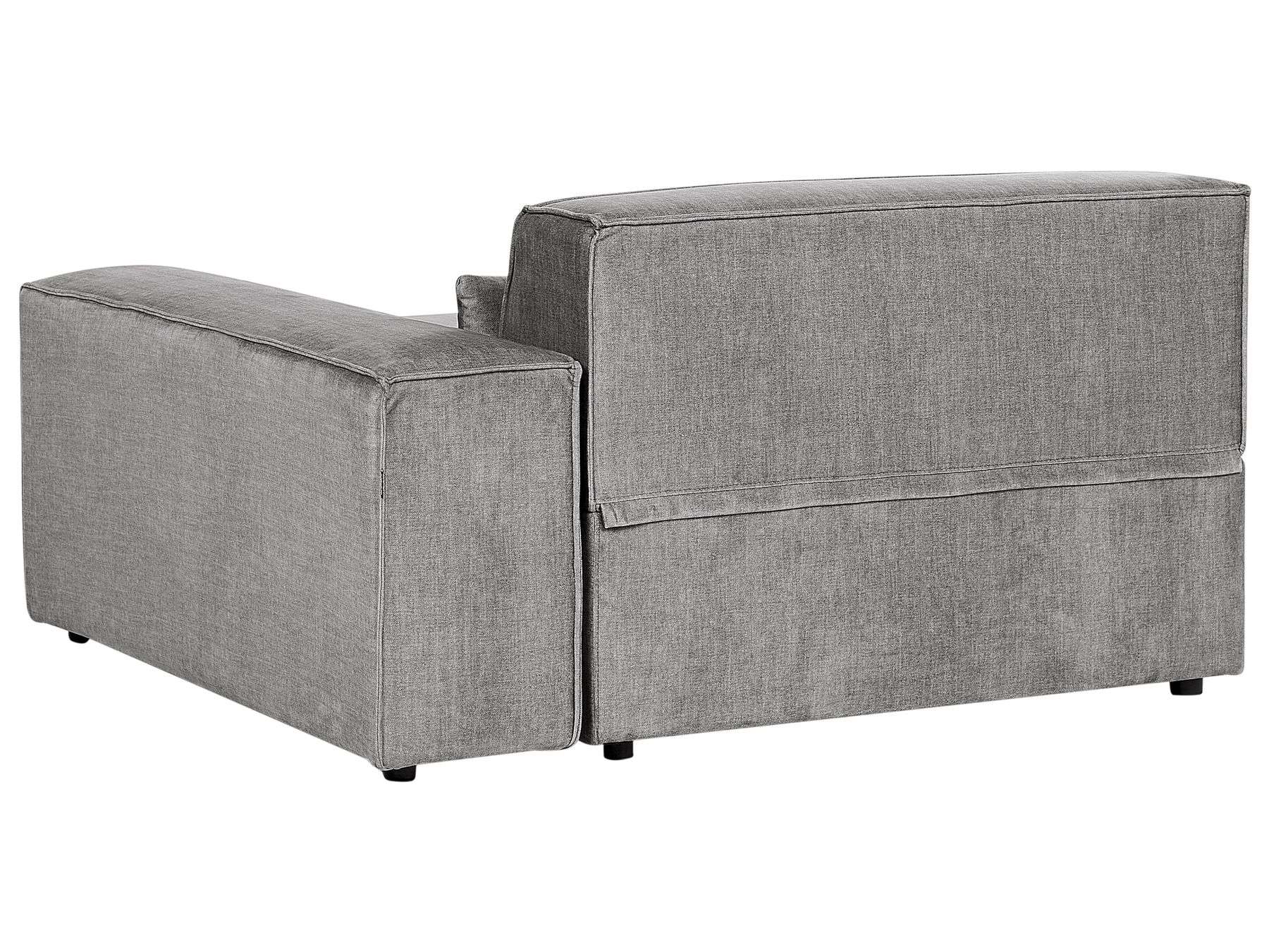 3 Seater Modular Fabric Sofa Grey HELLNAR