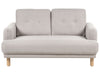 2 Seater Fabric Sofa Taupe