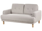 2 Seater Fabric Sofa Taupe TUVE