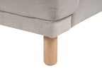 2 Seater Fabric Sofa Taupe TUVE