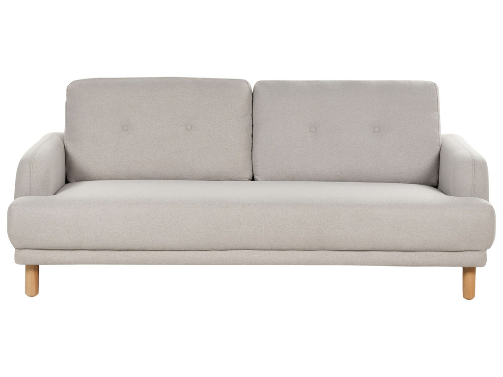 3 Seater Fabric Sofa Taupe TUVE