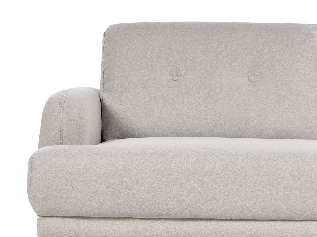 3 Seater Fabric Sofa Taupe TUVE