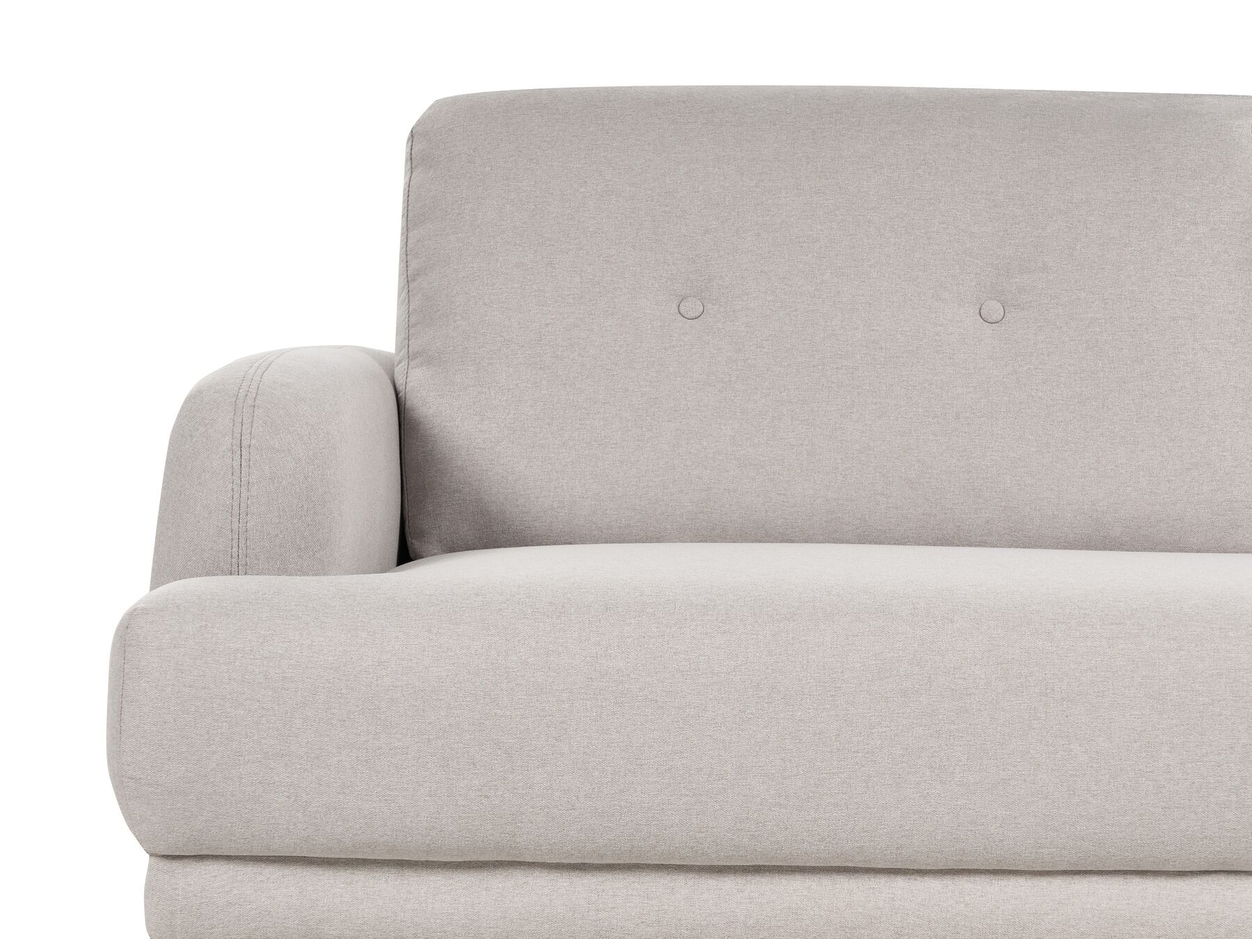 3 Seater Fabric Sofa Taupe TUVE