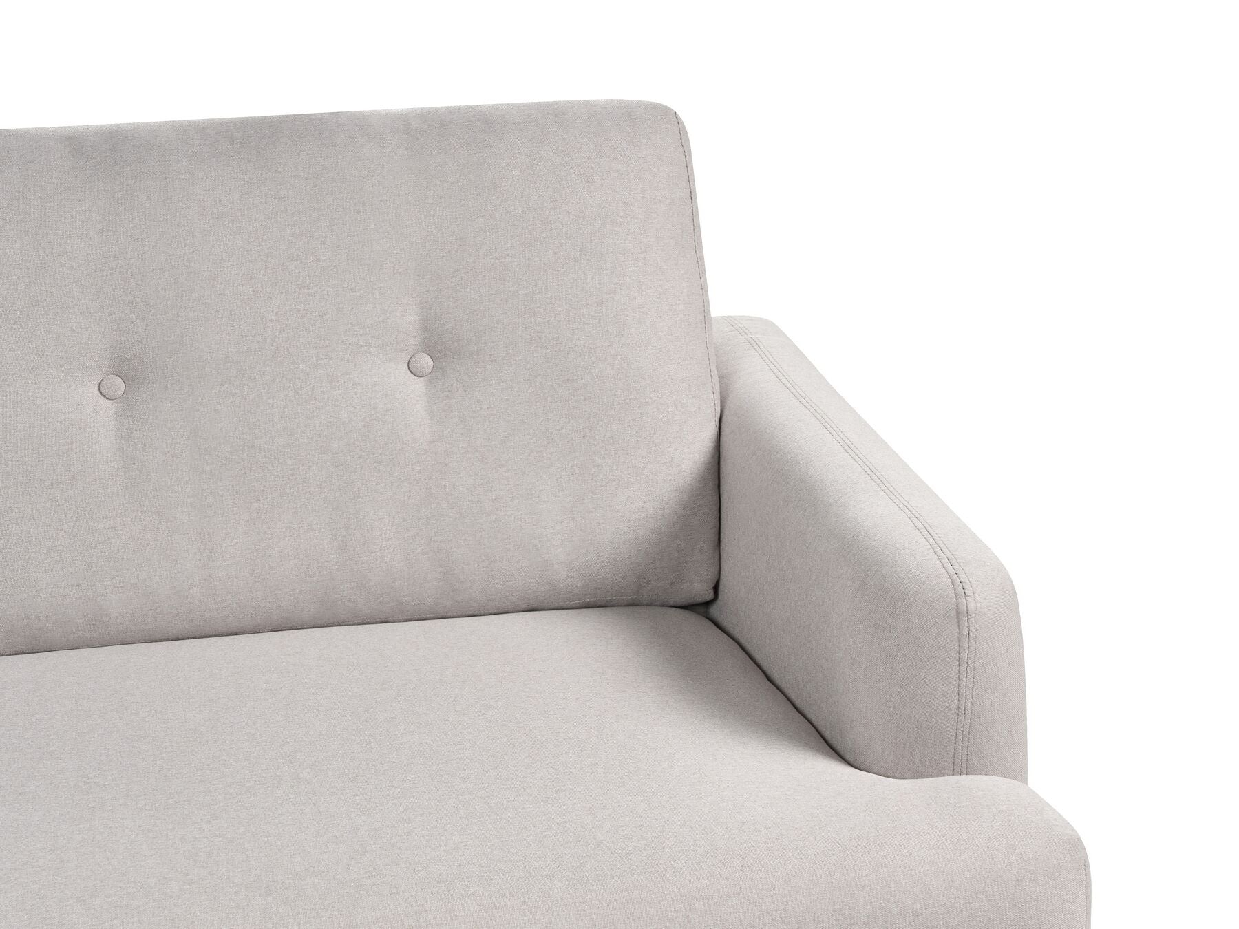 3 Seater Fabric Sofa Taupe TUVE