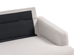 3 Seater Fabric Sofa Taupe TUVE