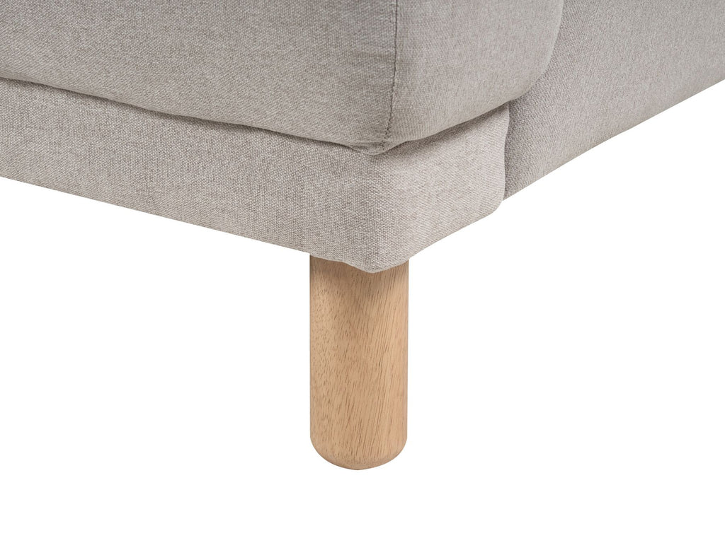 3 Seater Fabric Sofa Taupe TUVE