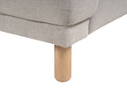 3 Seater Fabric Sofa Taupe TUVE