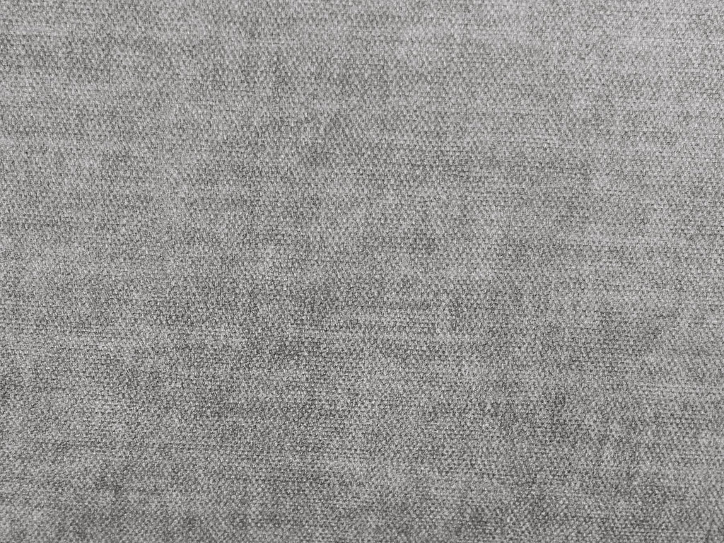 3 Seater Modular Fabric Sofa with Ottoman Grey HELLNAR