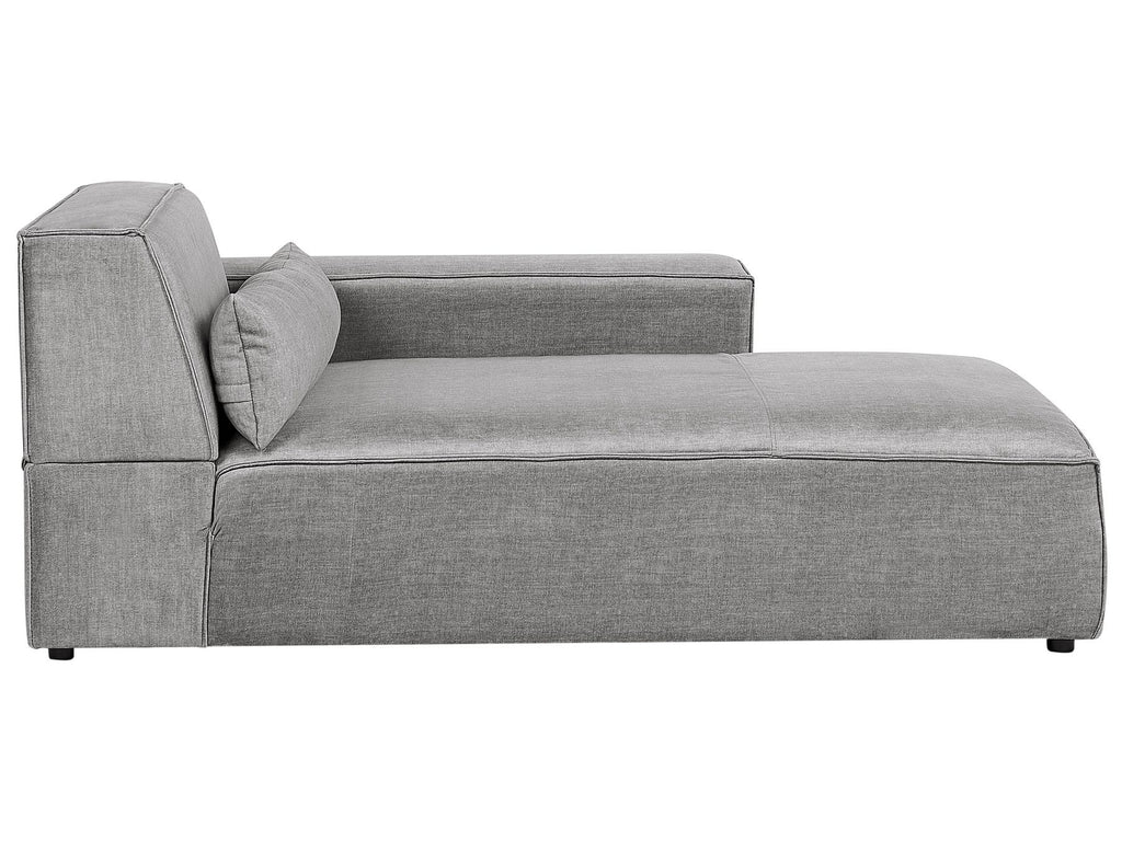 Modular Corner Sofa HELLNAR Fabric Grey 2 Seater Left Hand