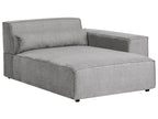 Modular Corner Sofa HELLNAR Fabric Grey 2 Seater Left Hand