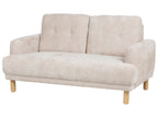 2 Seater Boucle Sofa Beige TUVE