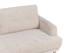 3 Seater Boucle Sofa Beige TUVE