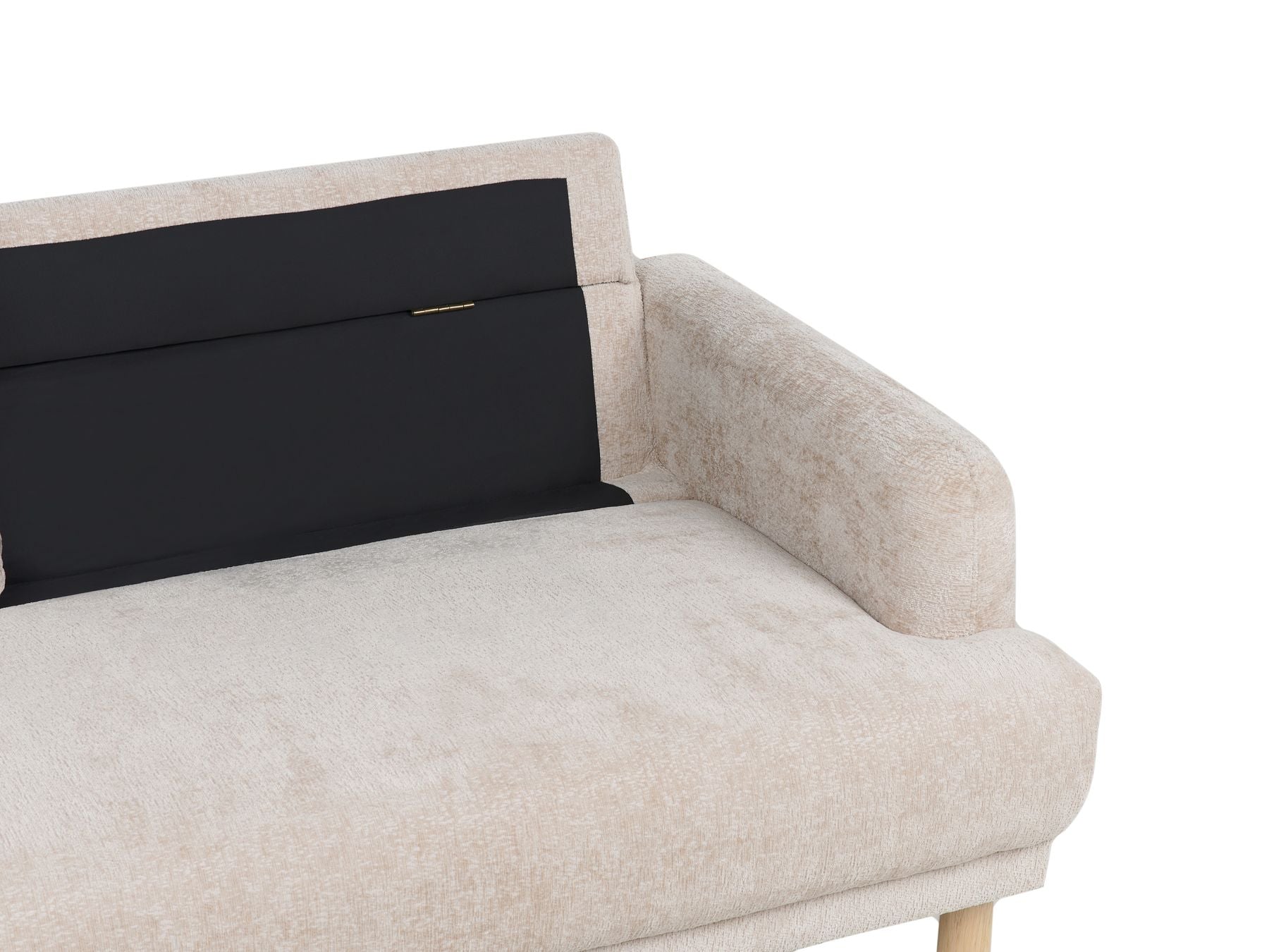 3 Seater Boucle Sofa Beige TUVE